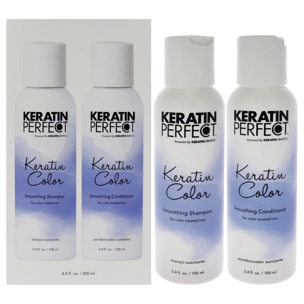 Keratin Color Duo by Keratin Perfect for Unisex-2 x 3.4 oz Shampoo Conditioner